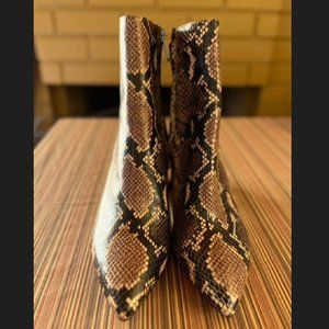 Women's Ankle Boots Snakeskin - Sam Edelman, Size 10